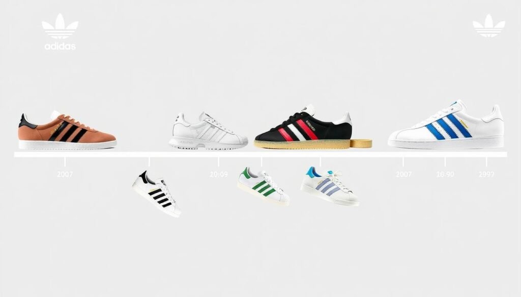 Evolution of Adidas Gazelles