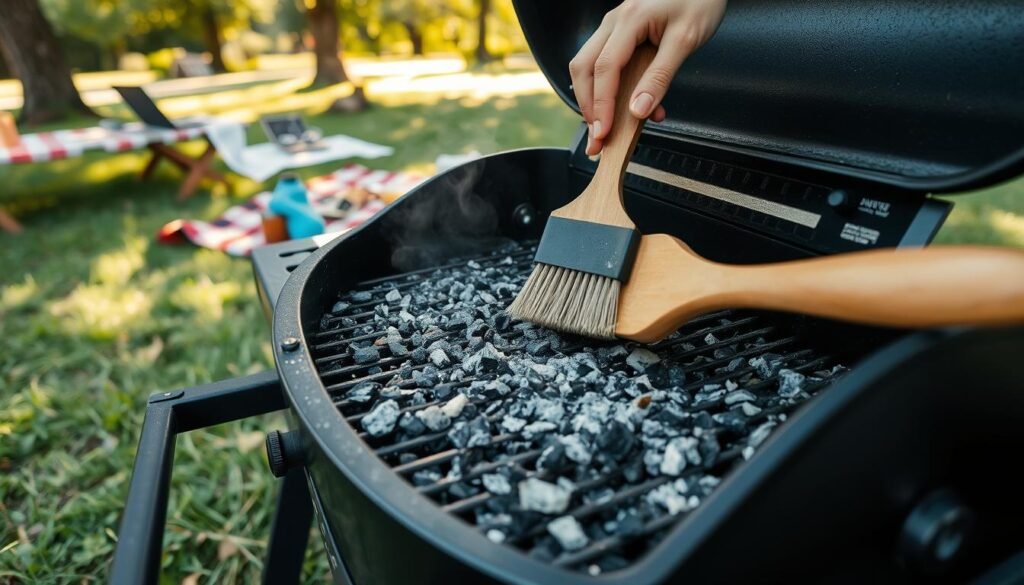 portable pellet smoker maintenance